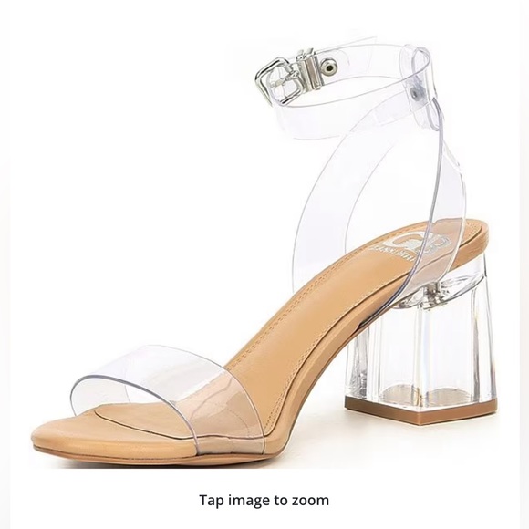 Gianni Bini Shoes - GB 2-KOOOL NWT PINK ( BLUSH) PLASTIC SHOE WITH LUCITE HEEL